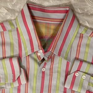 Bugatchi Button Up Shirt EUC